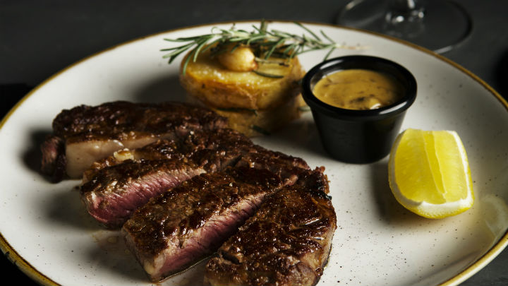 Black Hide Steak Dish